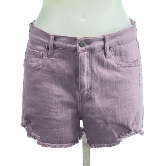 PISTOLA Women's Shorts Lavender Denim Mid-Rise 5 Pocket Stretch Size 30 - Picture 10 of 10
